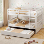 KOMFOTT Wood Full Over Full Bunk Bed by KOMFOTT