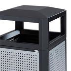 Safco Evos Steel Trash Can, 38 Gallons, Indoor and Outdoor Use, Commercial - Image 3
