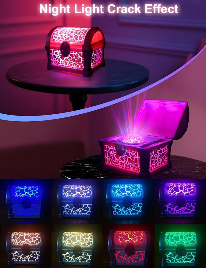 Treasure Box Northern Lights Projector, Galaxy Aurora Night Light Projector - Image 6