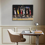 Basketball Legends Canvas Wall Art Print Poster, Iconic Sports Stars Shooting - Image 8