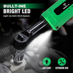 Cordless Electric Ratchet Wrench Set, 40FT-LBS 3/8" Ratchet, 12V Cordless - Image 3