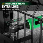 Cordless Electric Ratchet Wrench Set, 40FT-LBS 3/8" Ratchet, 12V Cordless - Image 6