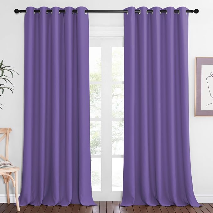 NICETOWN Blackout Curtains 84 Inch Length, Thermal Insulated Curtains by NICETOWN