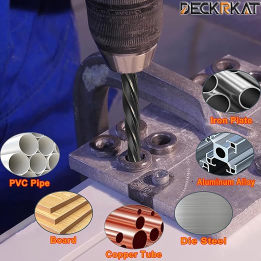 7/8" Reamer Drill Bit for Metal, M2 HSS Taper Reamer for Steel, Plastic to Align - Image 6