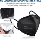 50PCS KN95 Face Masks Black 5 Layer Cup Dust Safety Filter Efficiency≥95% - Image 5
