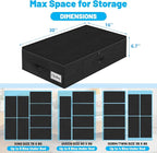 Under Bed Storage Container Bins 2 Pack, Low Profile Foldable Underbed Clothes - Image 7