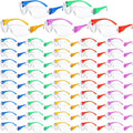 100 Pack Safety Glasses Bulk Protective Eyewear Goggles Eye Protection by Sratte