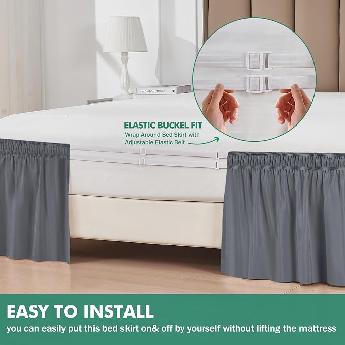 Biscaynebay Wrap Around Bed Skirts - Image 3