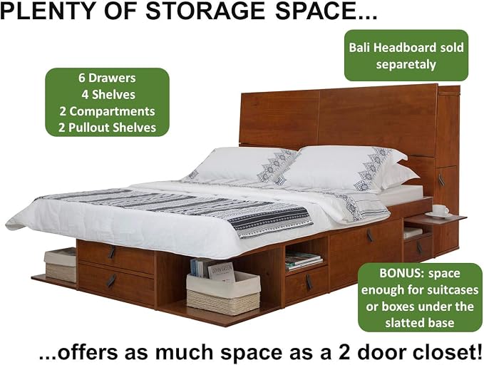 memomad Bali Storage Platform Bed - Image 7