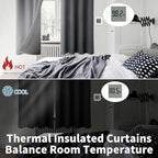 BGment Short 100% Blackout Curtains - Image 4