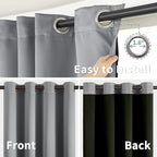 BGment Short 100% Blackout Curtains - Image 6