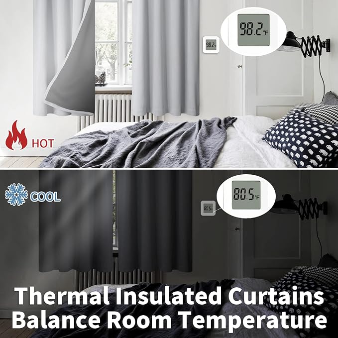 BGment Thermal Insulated 100% Blackout Curtains - Image 4