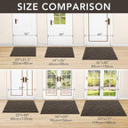 hicorfe Front Door Mat Outside Entrance, Stain and Fade Resistant, Non Slip - Image 5