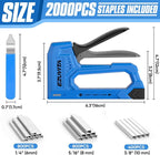 Light Duty Staple Gun for Wood, 3/8 inch and Staple Remover, Stapler Gun for - Image 2