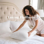viewstar Bed Pillows Queen Size Set of 2, Hotel Collection, Down Alternative - Image 5