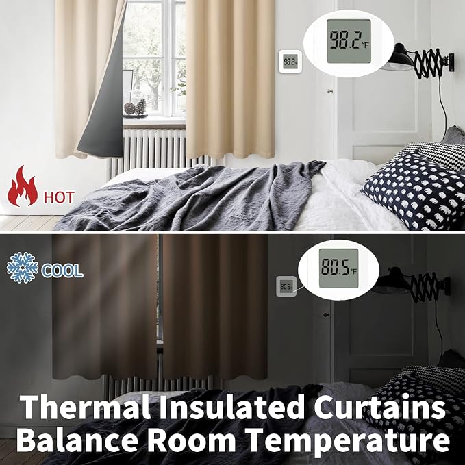 BGment 45 Inch Curtains for Bedroom - Image 4