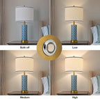 Set of 2 Table Lamp for Living Room Bedroom Farmhouse - Image 4