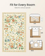 Amada 6x9 Area Rugs, Non-Slip & Low-Profile Living Room Rug - Image 7
