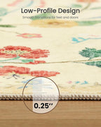 Amada 6x9 Area Rugs, Non-Slip & Low-Profile Living Room Rug - Image 5