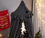 VETHIN Bed Canopy for Girls, Princess Round Dome Dreamy Mosquito Net Bedding - Image 5