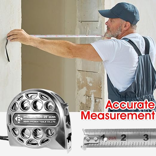 2 PCS/Pack Tape Measure 25'FT Foot/7.5M Retractable Measuring Tape Double Side - Image 8