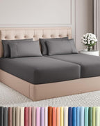 Split King 7 Piece Sheet Set by CGKUnlimited