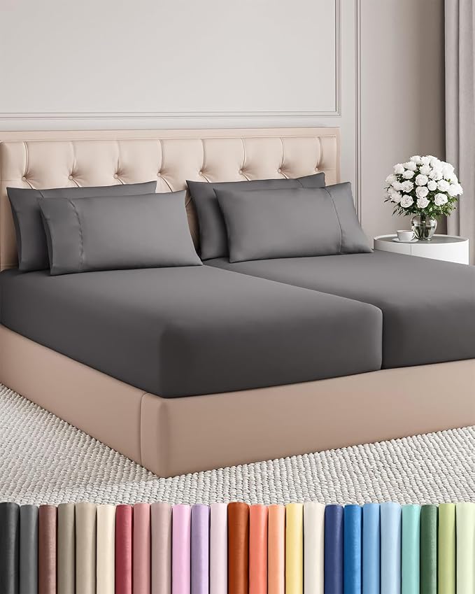 Split King 7 Piece Sheet Set by CGKUnlimited