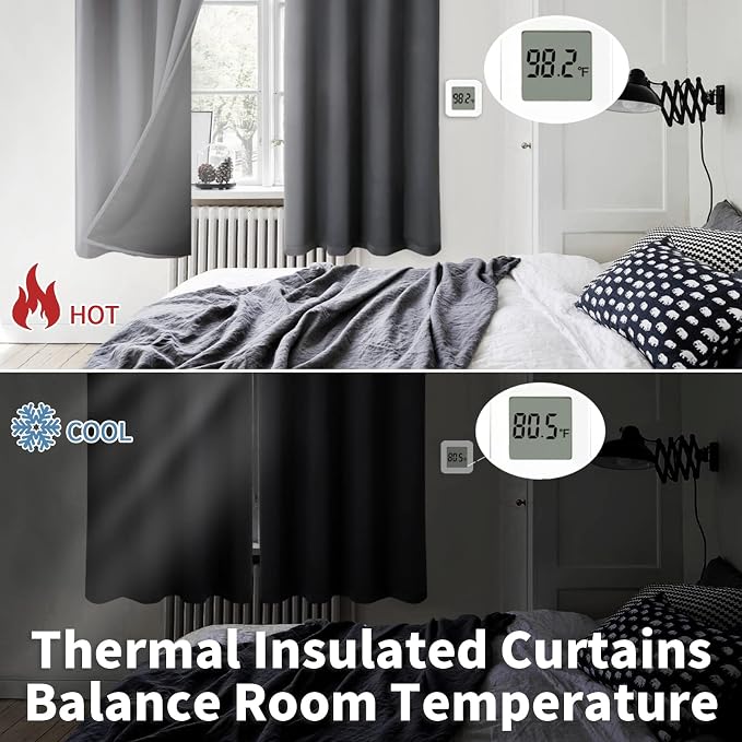 BGment Thermal Insulated 100% Blackout Curtains - Image 4