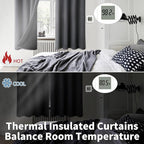 BGment Short 100% Blackout Curtains - Image 4