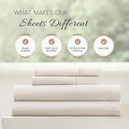 Linen Market Double-Brushed Microfiber Queen Sheet Set 4 Piece – Oeko-TEX - Image 4