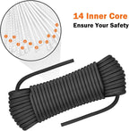 AOLEBA 8.5mm Static Climbing Rope, Outdoor Rock Climbing Ropes, Heavy Duty - Image 3