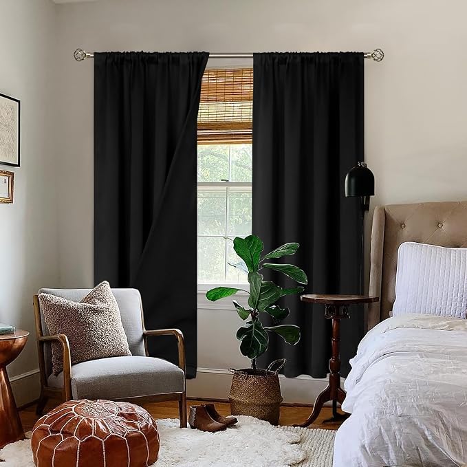 BGment Blackout Curtains for Living Room 84 Inch Length, 2 Panels Set Full Room - Image 2