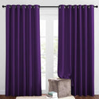 NICETOWN Blackout Living Room Curtains Extra Wide, Triple Weave Grommet Top by NICETOWN