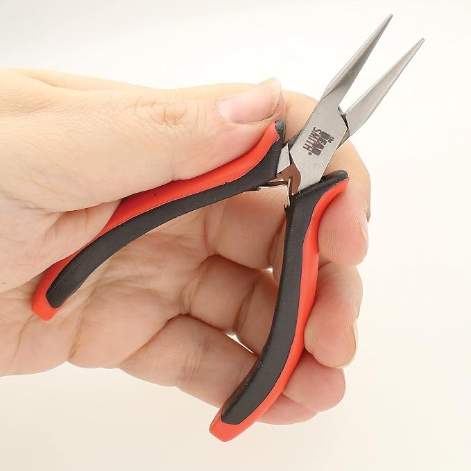 The Beadsmith Chain Nose Pliers – Fine Tips – 5 inches – Ergonomic Handle - Image 5