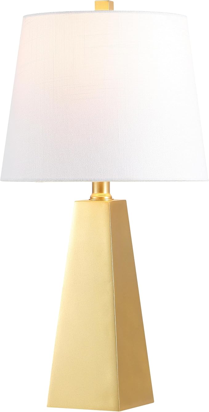 JONATHAN Y JYL1038A 20.5" Modern Glam Gold Table Lamp, Contemporary Geometric by JONATHANY