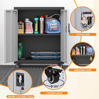 31.5''H Metal Garage Storage Cabinet - Image 4