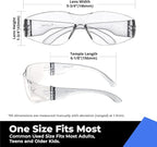 amoolo Clear Safety Glasses Bulk of 48, Protective Eyewear - Image 4
