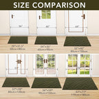 hicorfe Front Door Mat Outside Entrance, Stain and Fade Resistant, Non Slip - Image 5
