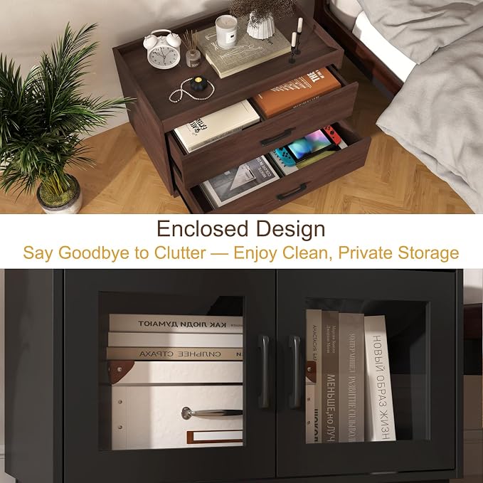 Stackable Storage Drawers, Wood Stackable Closet Organizer Modern Large - Image 7