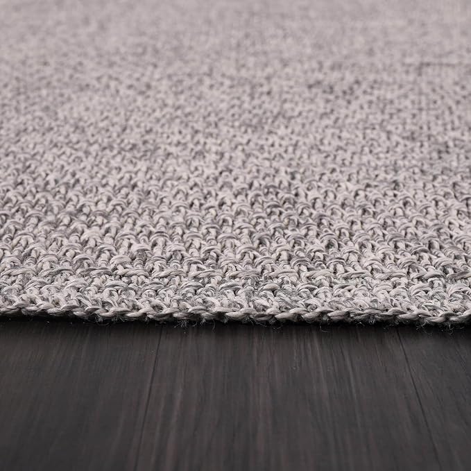 Easy Jute Rug 8x10 Indoor Outdoor Natural Rugs Solid Fiber Rug Woven Area Rug - Image 7