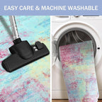 IOHOUZE Small Abstract Area Rug 2x3 Ft Entryway Rugs Washable Door Mat Indoor - Image 3