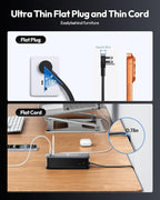 NTONPOWER 100W GAN Ultra Travel Power Strip, 7-in-1 USB C Charging Station - Image 7