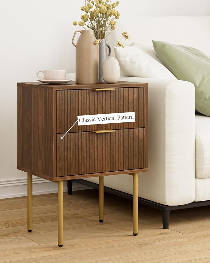 Masupu Night Stand, Mid-Century Modern Bedside Table - Image 5