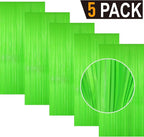 GOER 3.2 ft x 8.2 ft Metallic Tinsel Foil Fringe Curtains Party Photo Backdrop - Image 2
