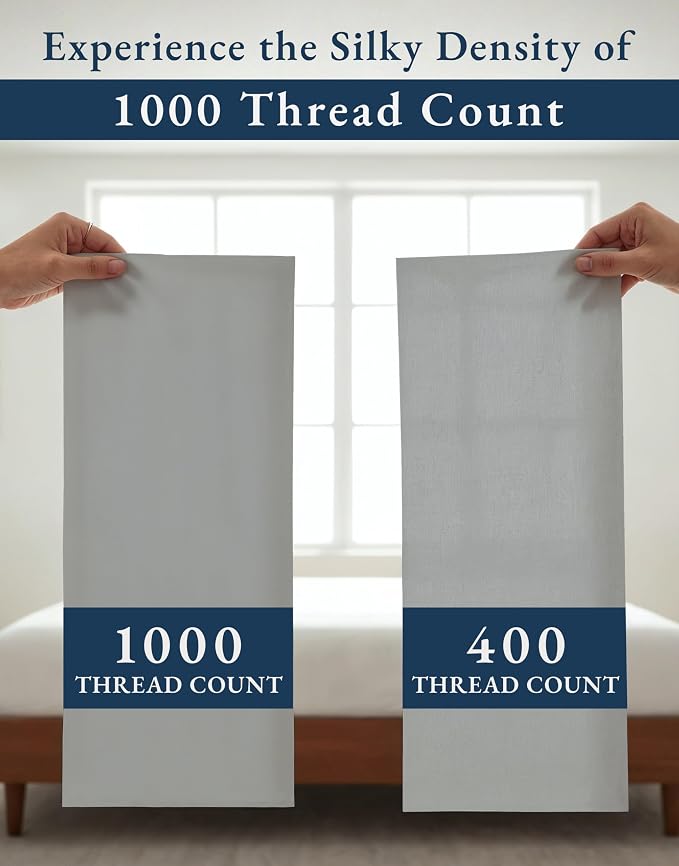 LANE LINEN 100% Egyptian Cotton Bed Sheets Twin XL - Image 4