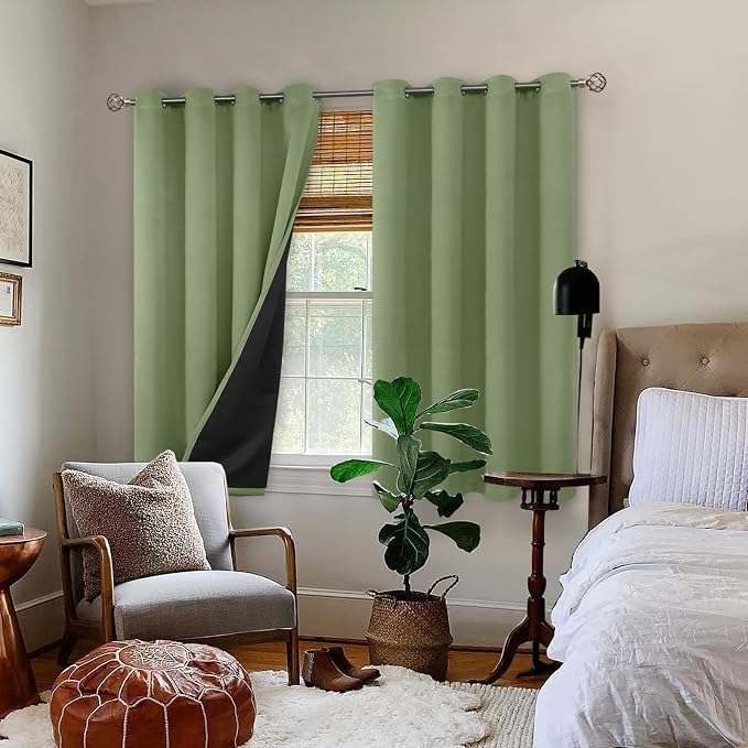 BGment Short 100% Blackout Curtains - Image 2