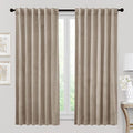 RYB HOME Heavy Duty Velvet Curtains & Drapes, Room Darkening Noise Reducing by RYBHOME