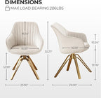 Zouron Mid Century Modern Swivel Accent Chair - Image 2