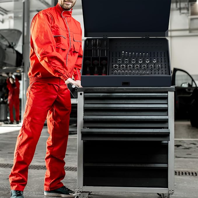 Portable Weather-Resistant Triangle Steel Toolbox - Image 7