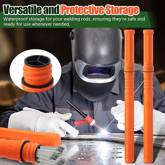 Tandefio 4 Pcs Welding Rod Storage Tube 40 Inch Tig Rod Storage Canisters - Image 5